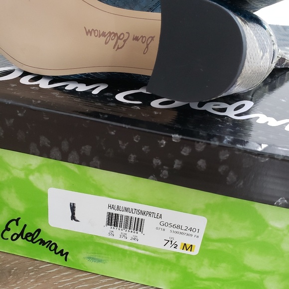 Snakeskin knee high boots - Picture 6 of 6